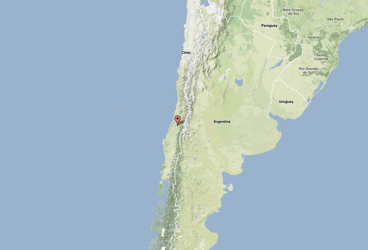 Terrain Image of Chile