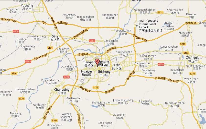 Jinan Map