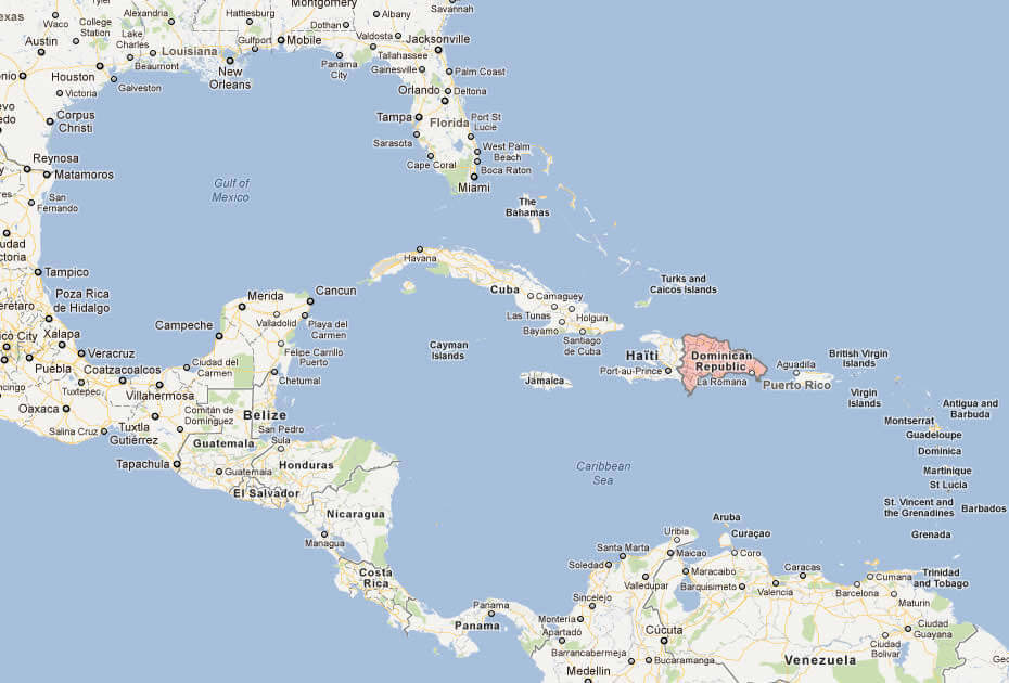 Where Is The Dominican Republic Located On The World Map - Map