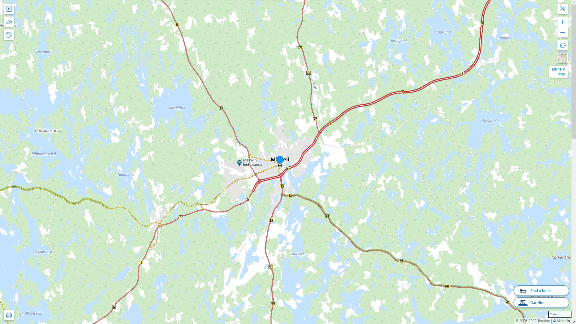 Mikkeli Map