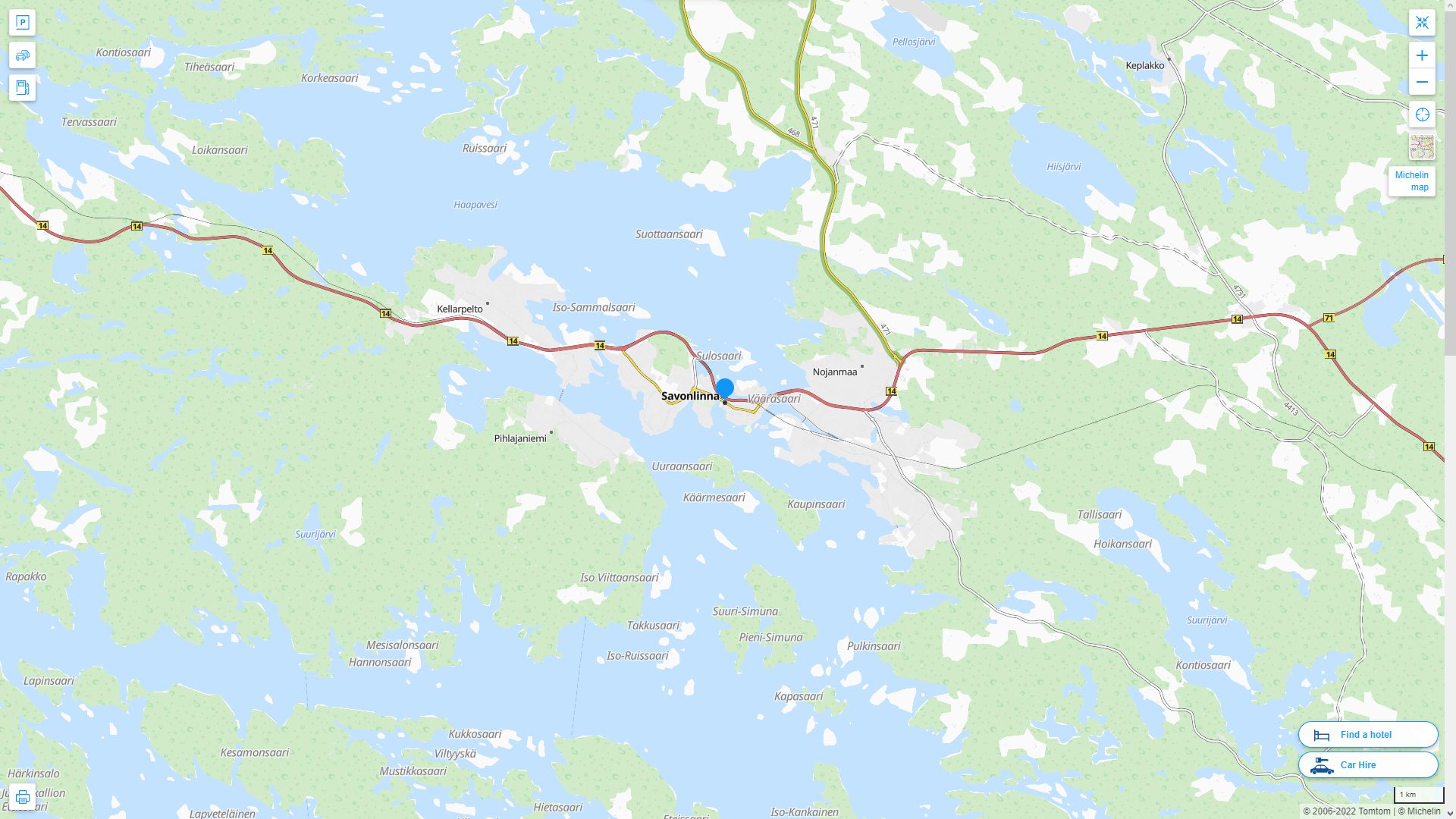 Savonlinna Map