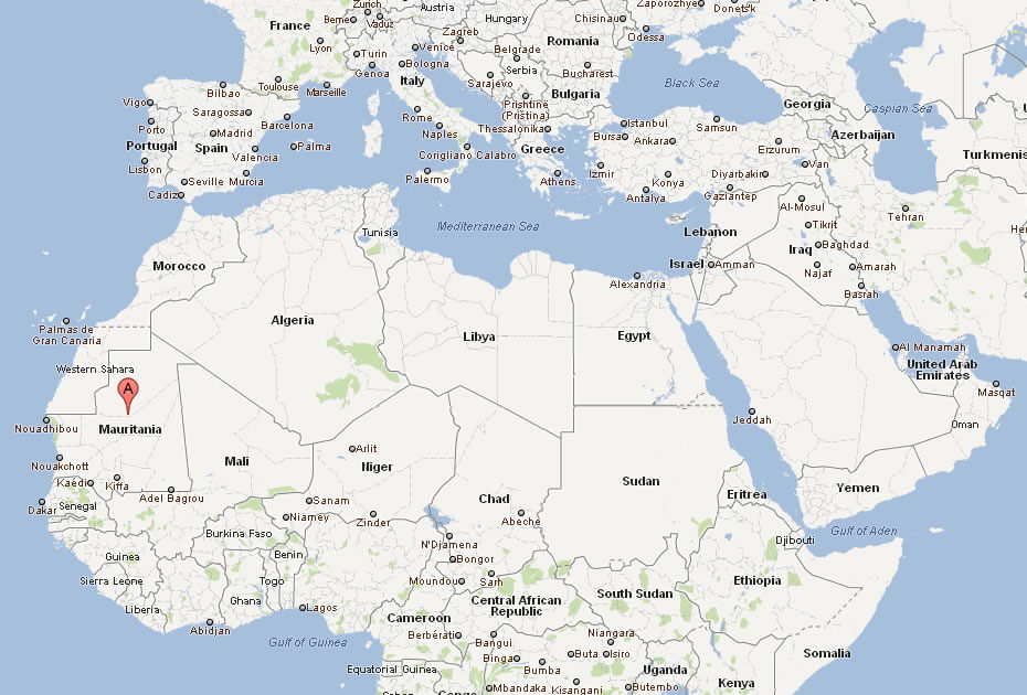 Карта мавритании на русском языке с городами подробная