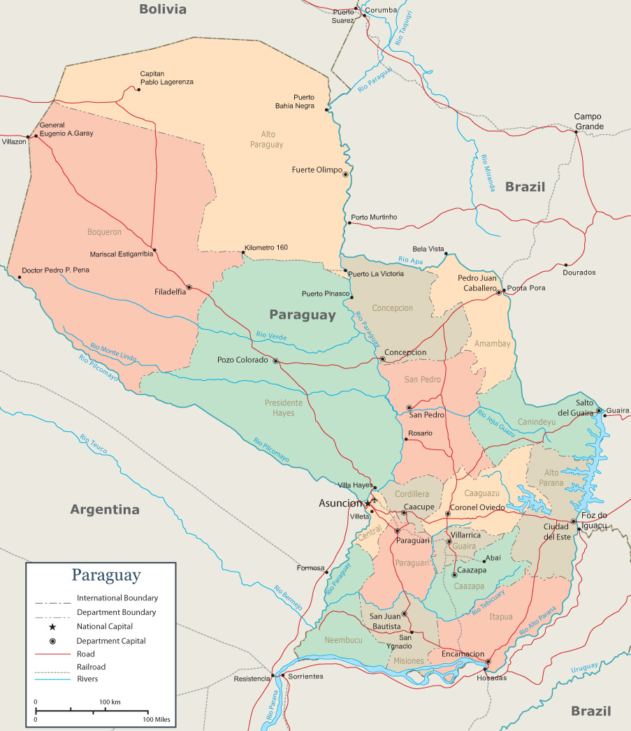 Ciudad Del Este Paraguay Map Ciudad Del Este Map