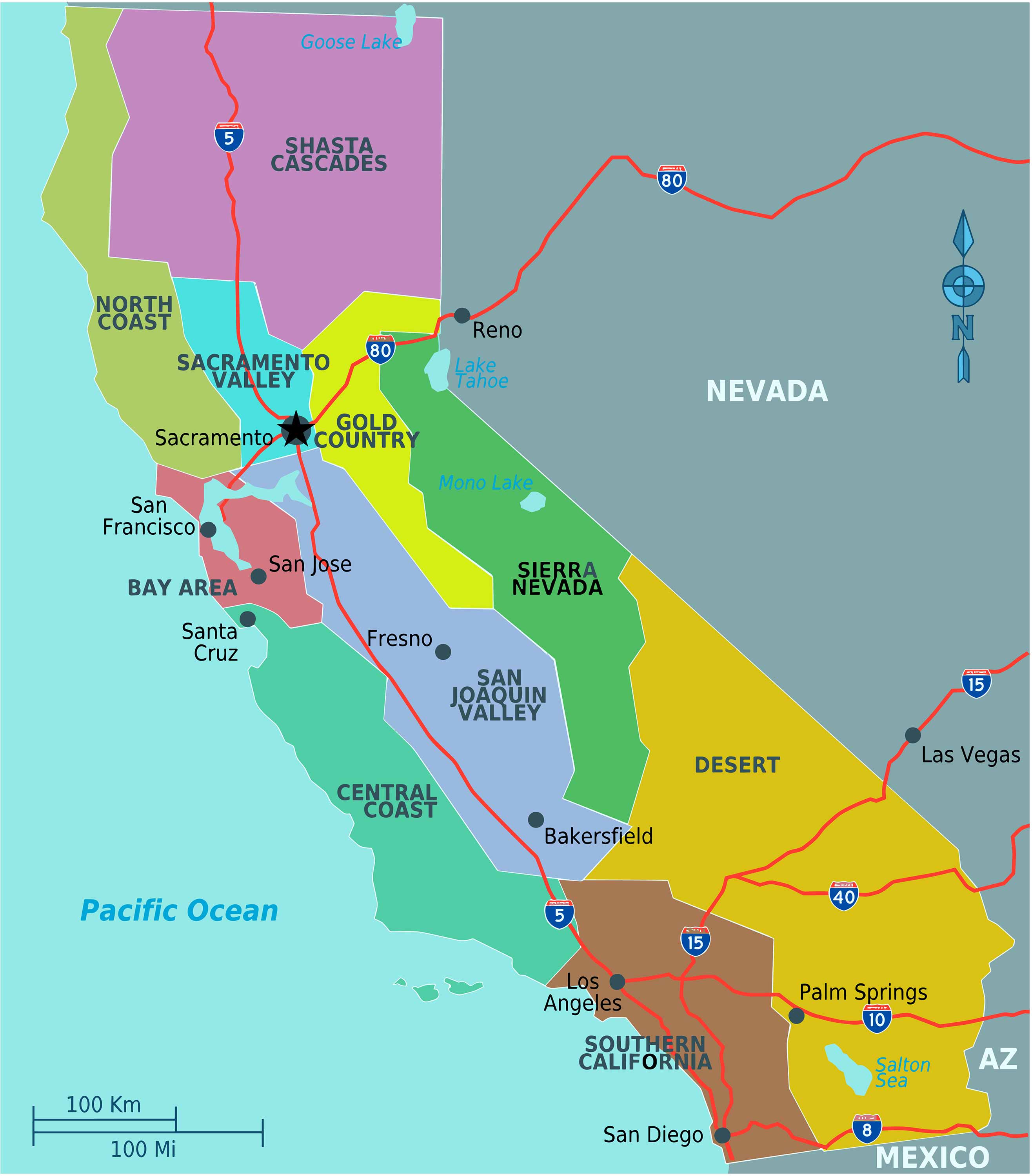 Discover California Maps