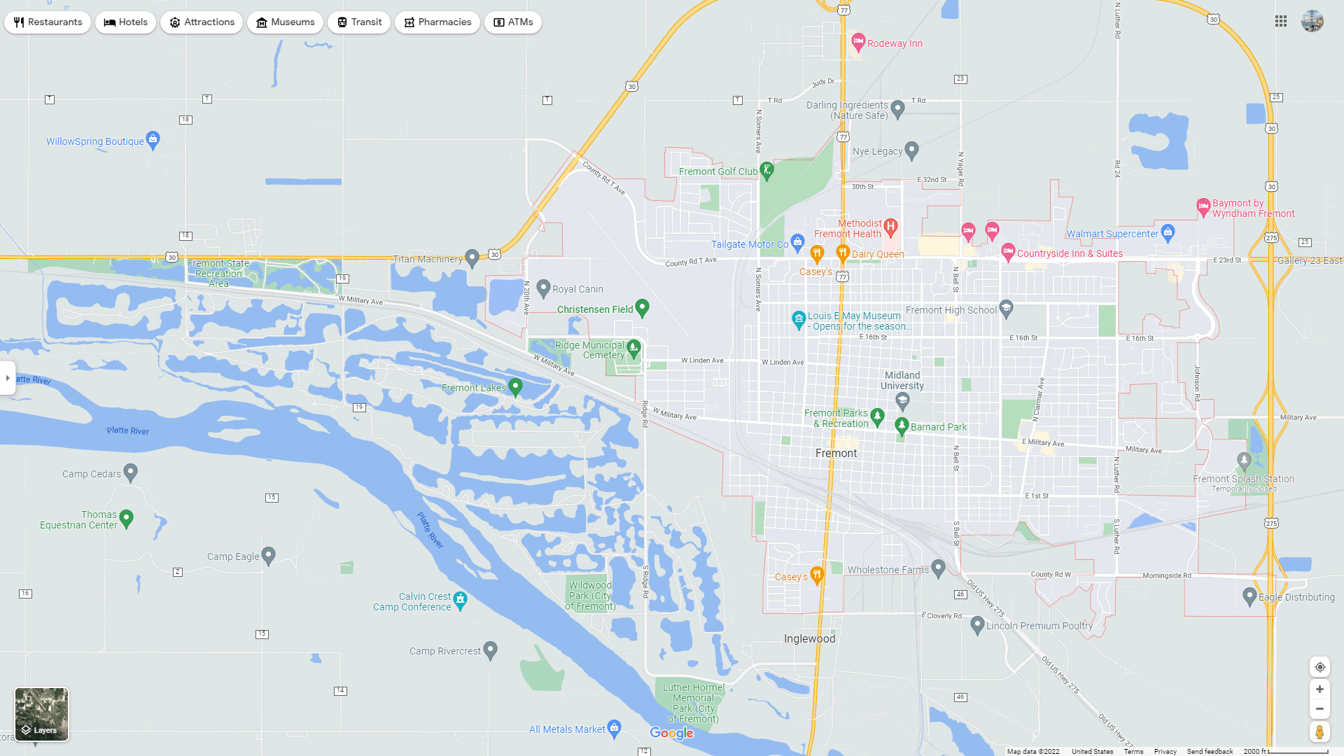 Navigating Fremont, Nebraska: A Comprehensive Guide To Its Map ...