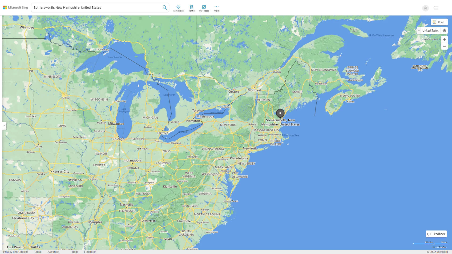 Somersworth, New Hampshire Map