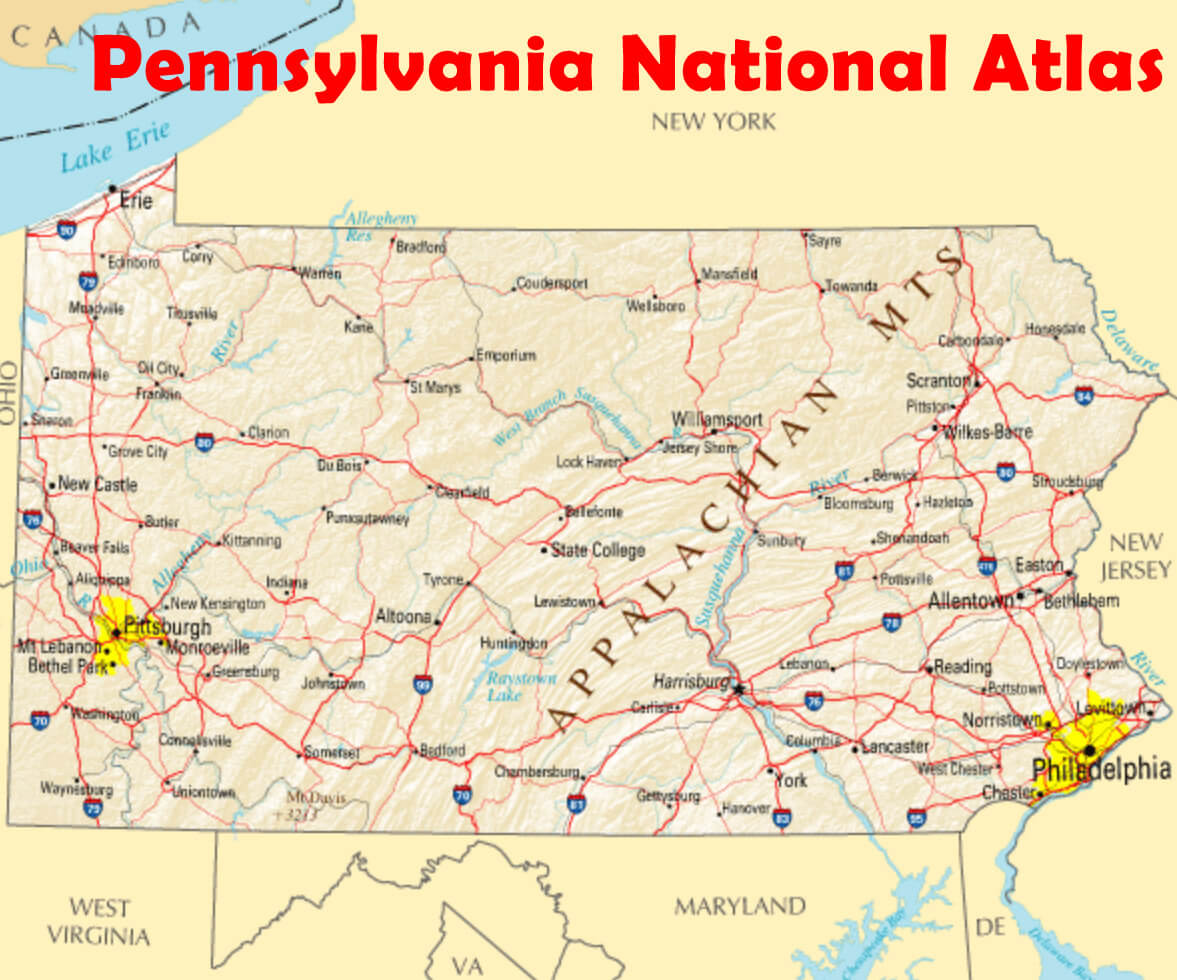 Pennsylvania Map